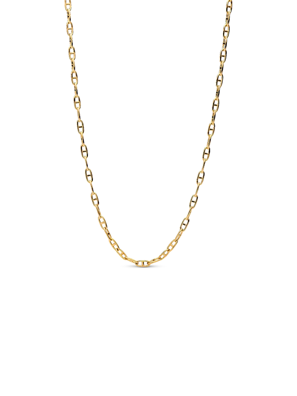 

Ожерелье из якорной цепи Pandora, 14-каратное золотое покрытие