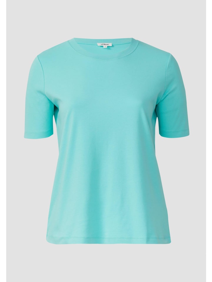 

Футболка цвета 6099_морской зеленый s.Oliver