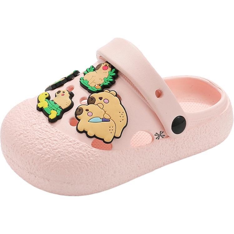 

Антискользящие износостойкие детские сандалии для подростков YUZHAOLIN, розовый