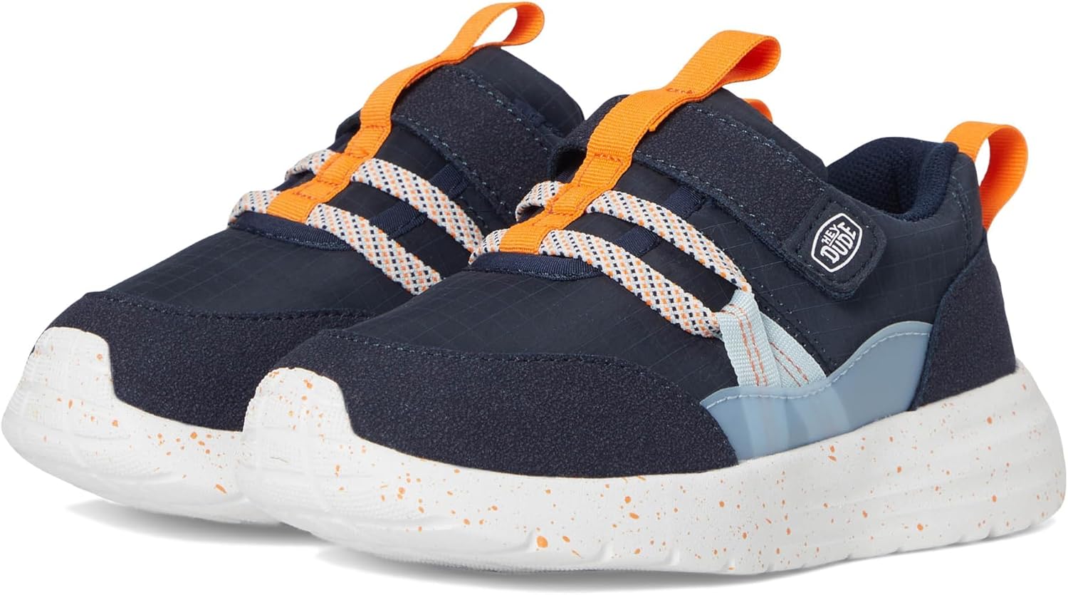 

Кроссовки HEYDUDE Unisex-Child Sirocco Trek Ac Shimmer (для малышей), темно-синий