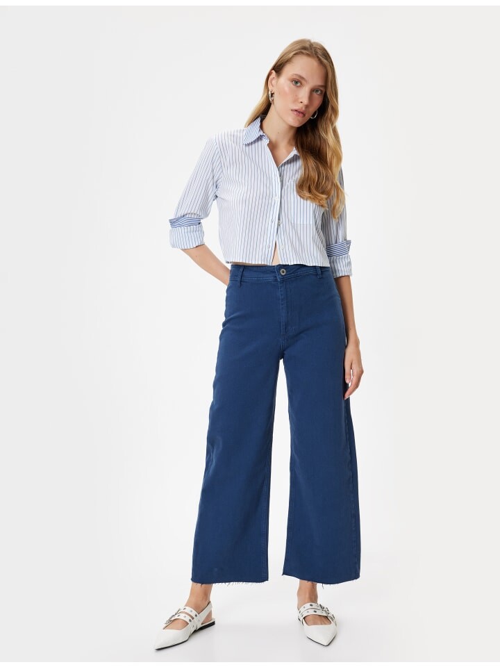 

Тканевые брюки KOTON Hose, цвет Marineblau