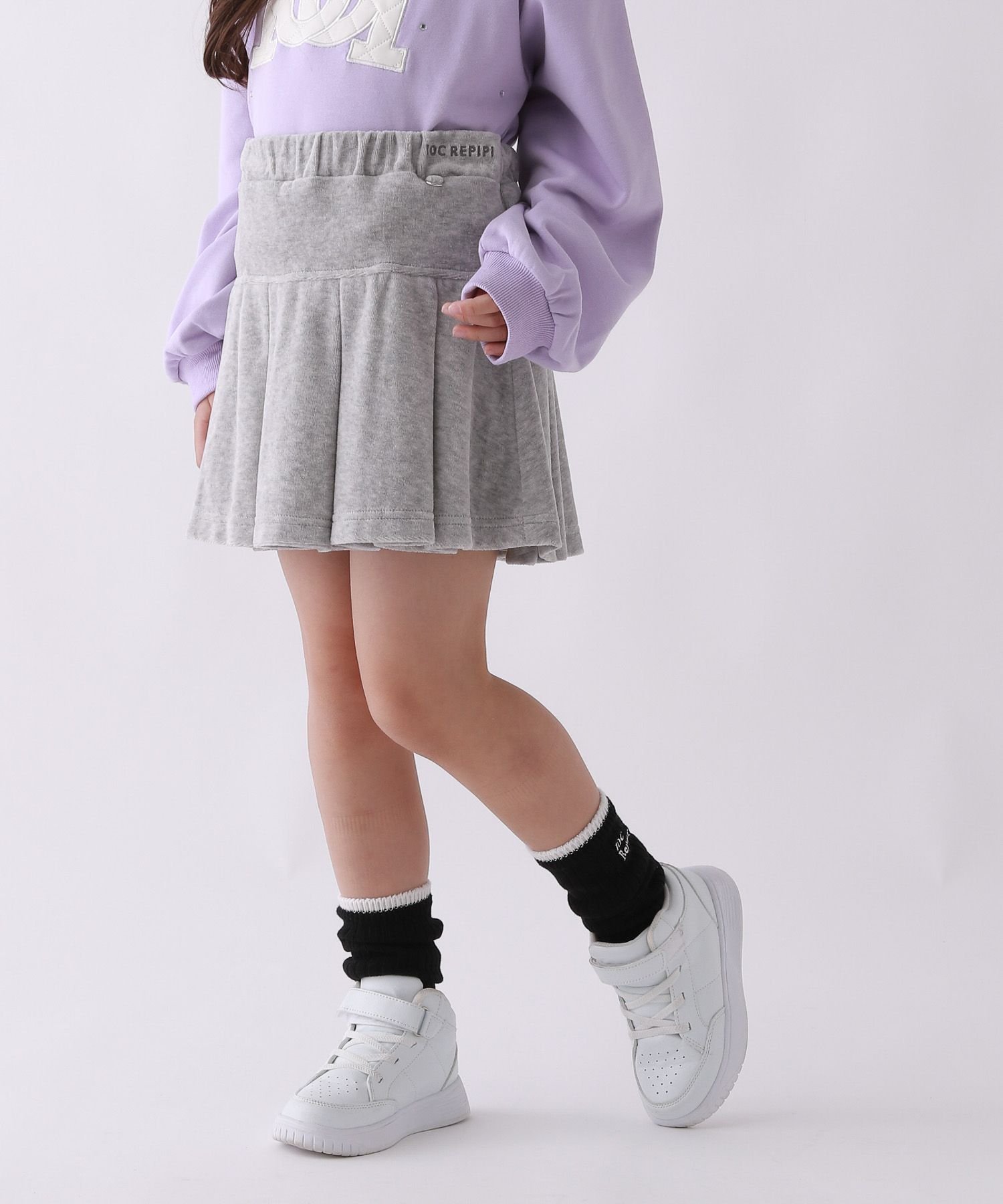 Плиссированная юбка Velvet Attack 10C REPIPI, Gray 15