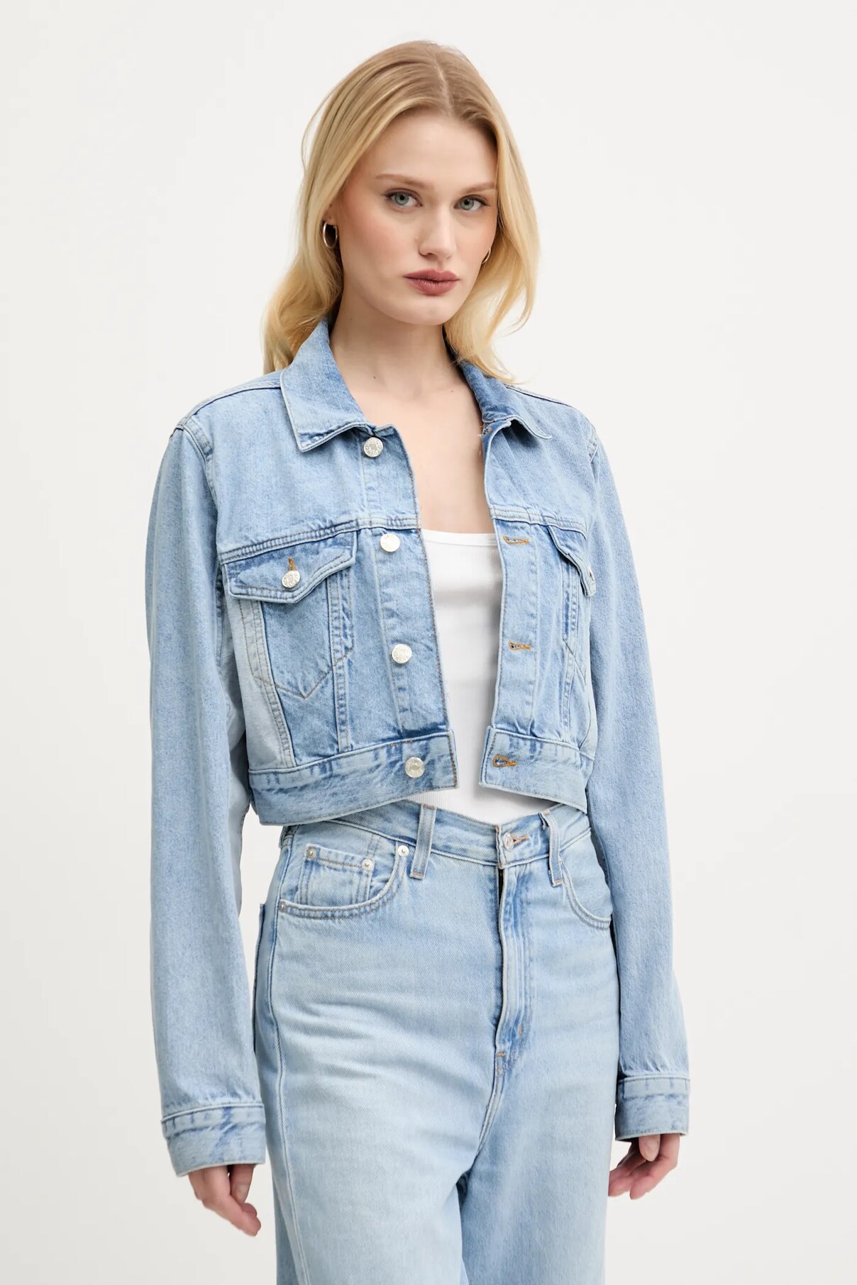 

Джинсовая куртка Moschino Jeans, синий