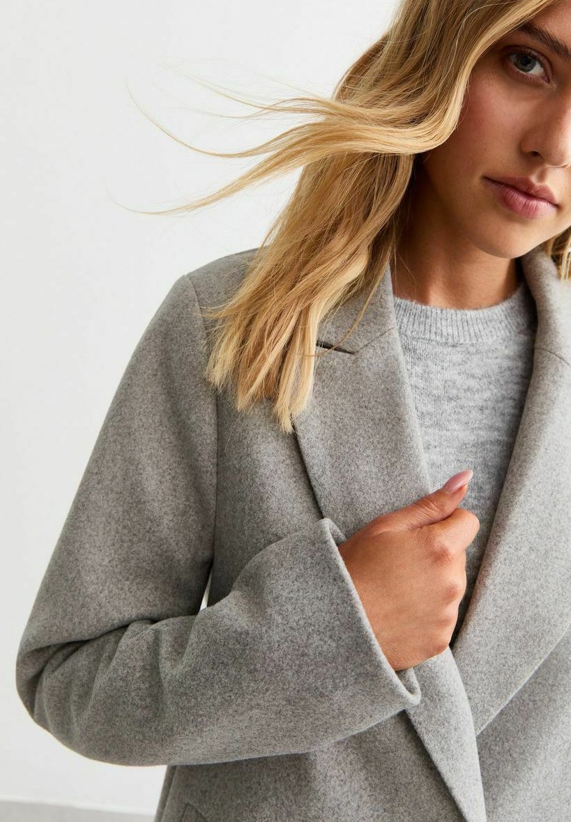 

Классическое пальто TAILORED SINGLE BUTTON New Look, серый