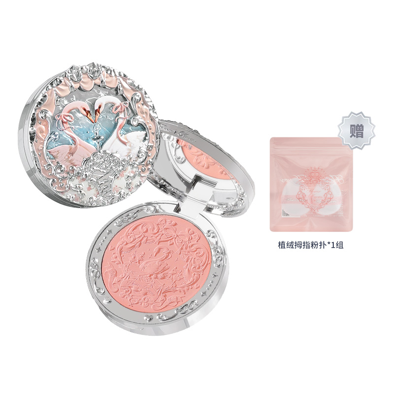 

Тональная пудра FlowerKnows Swan Ballet Fleece Mist Blush Matte Easy to Blend Natural 5g Flower Knows