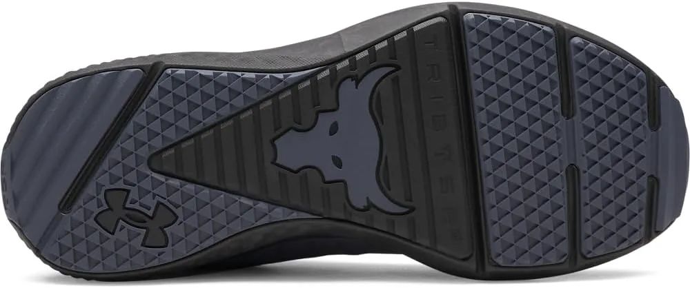 Мужские тренировочные кроссовки Under Armour Project Rock Blood Sweat Respect 5, серый/черный — фото 3