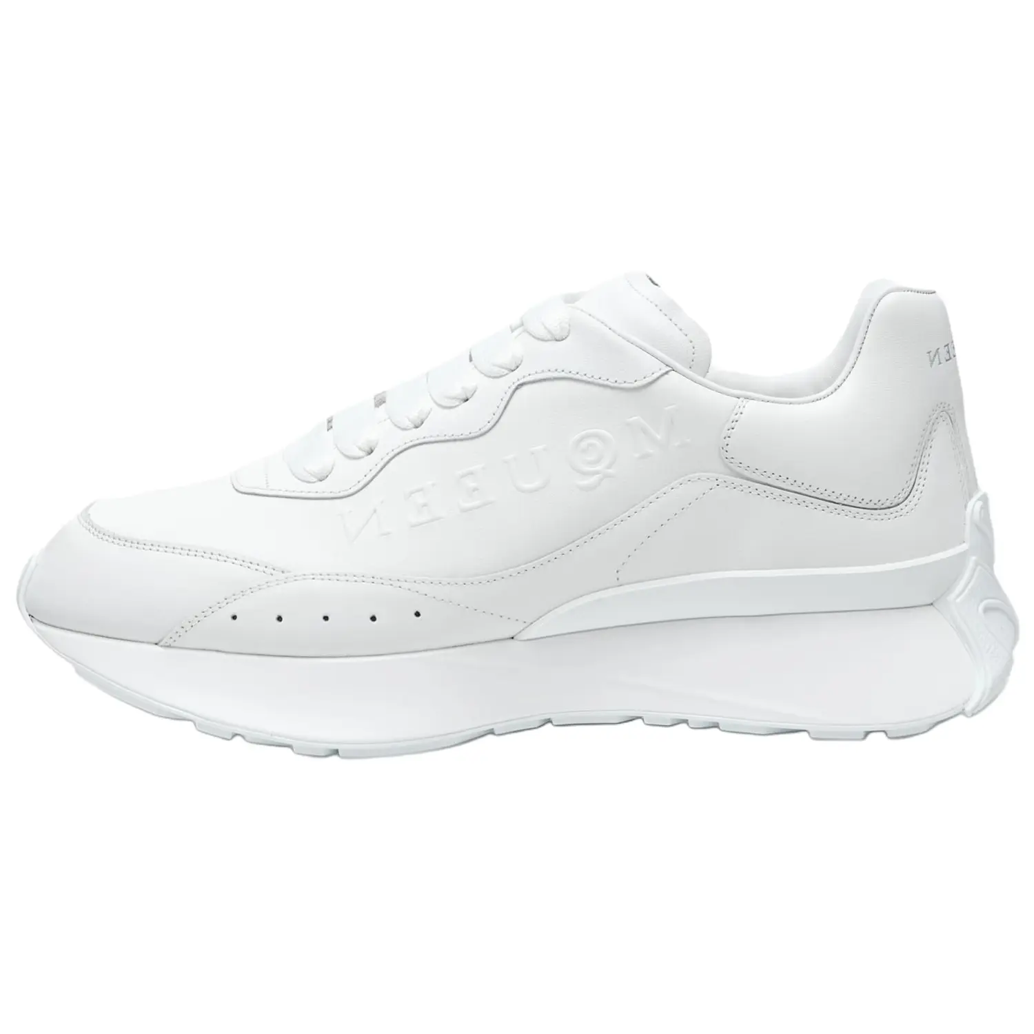 

Alexander McQueen Спринт Лоу топ повседневные туфли мужские чисто белые, цвет Pure White