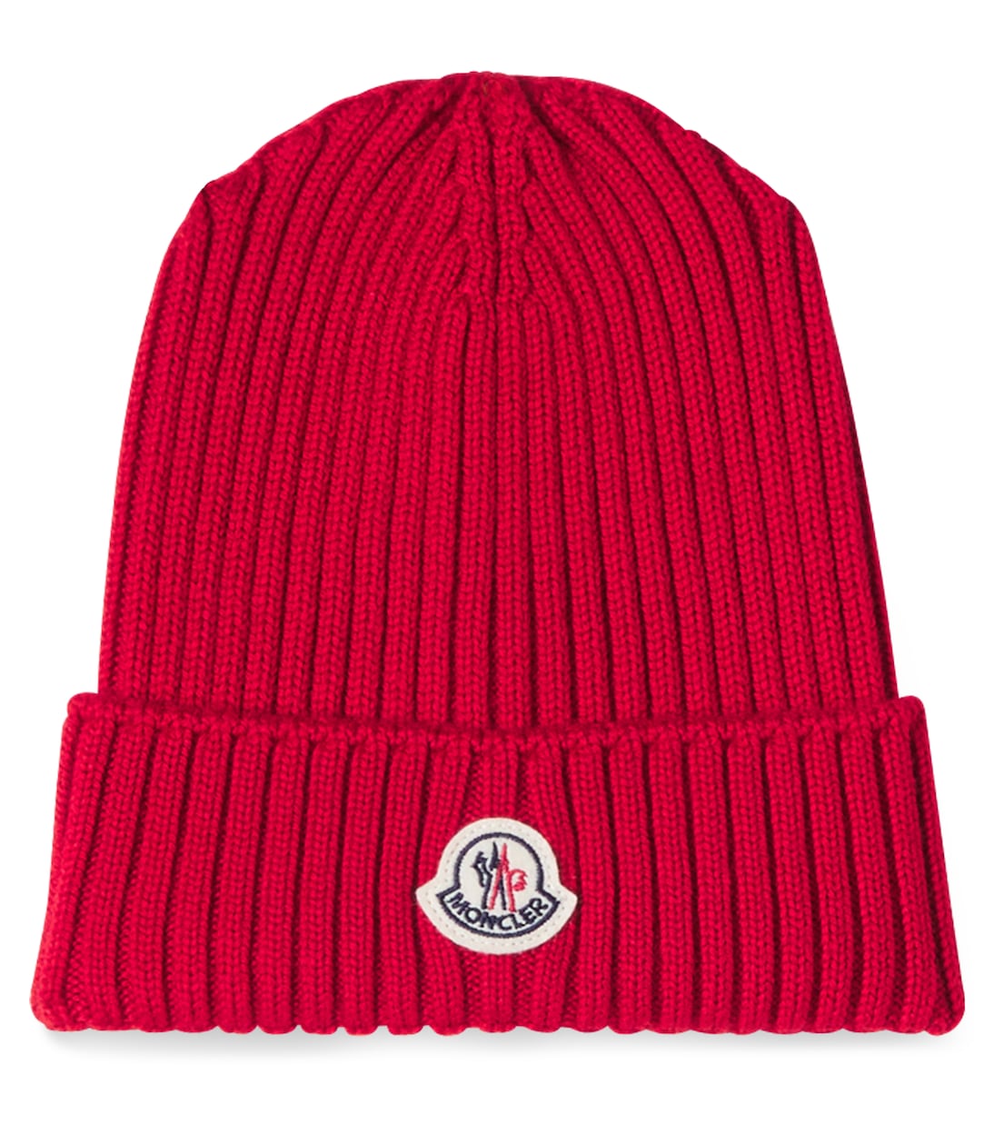 

Шапка из натуральной шерсти Logo Moncler Enfant, красный