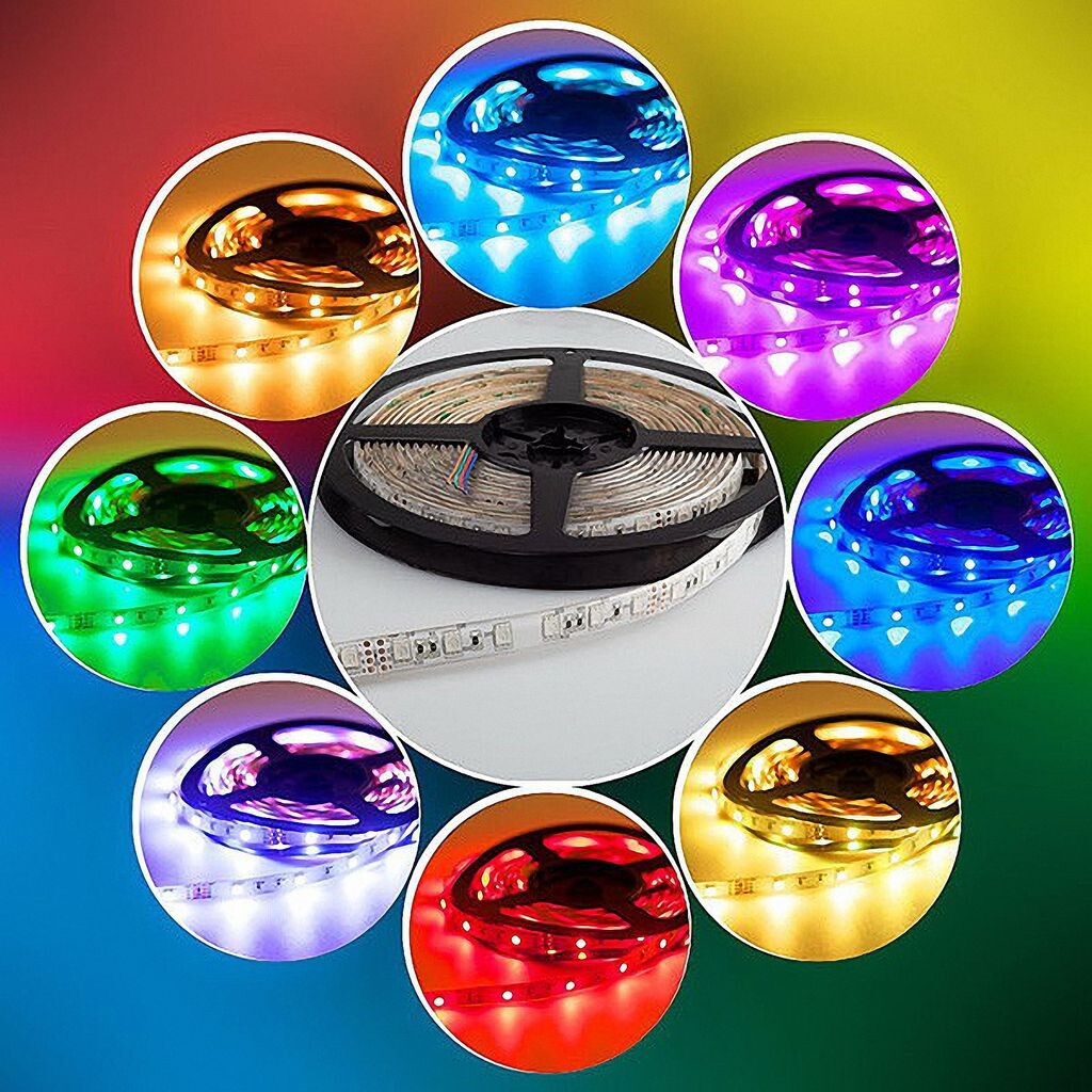 

Светодиодная лента 5050 RGB 72Вт 500СМ 12В IP67 Mextronic, белый