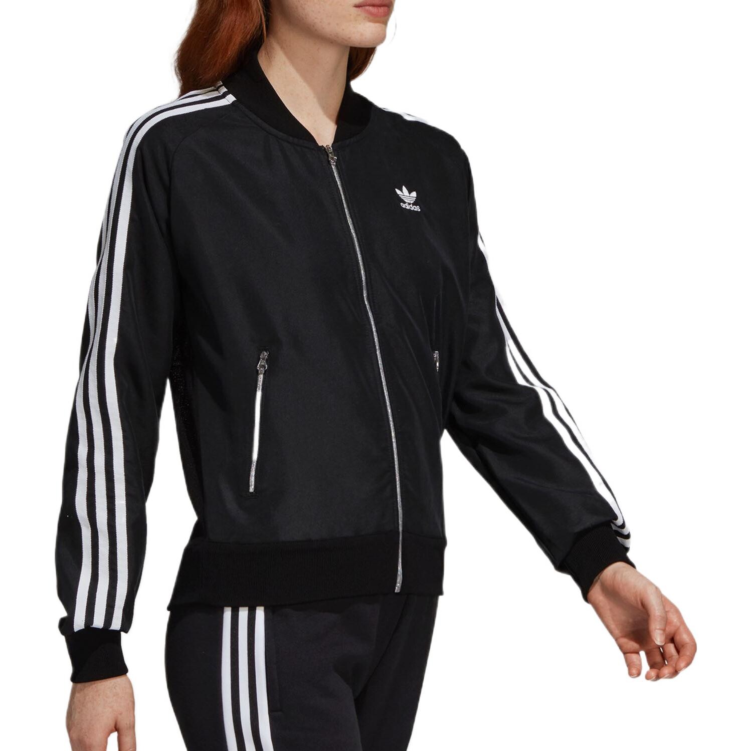 Классическая куртка Firebird женская черная Adidas Originals — фото 3