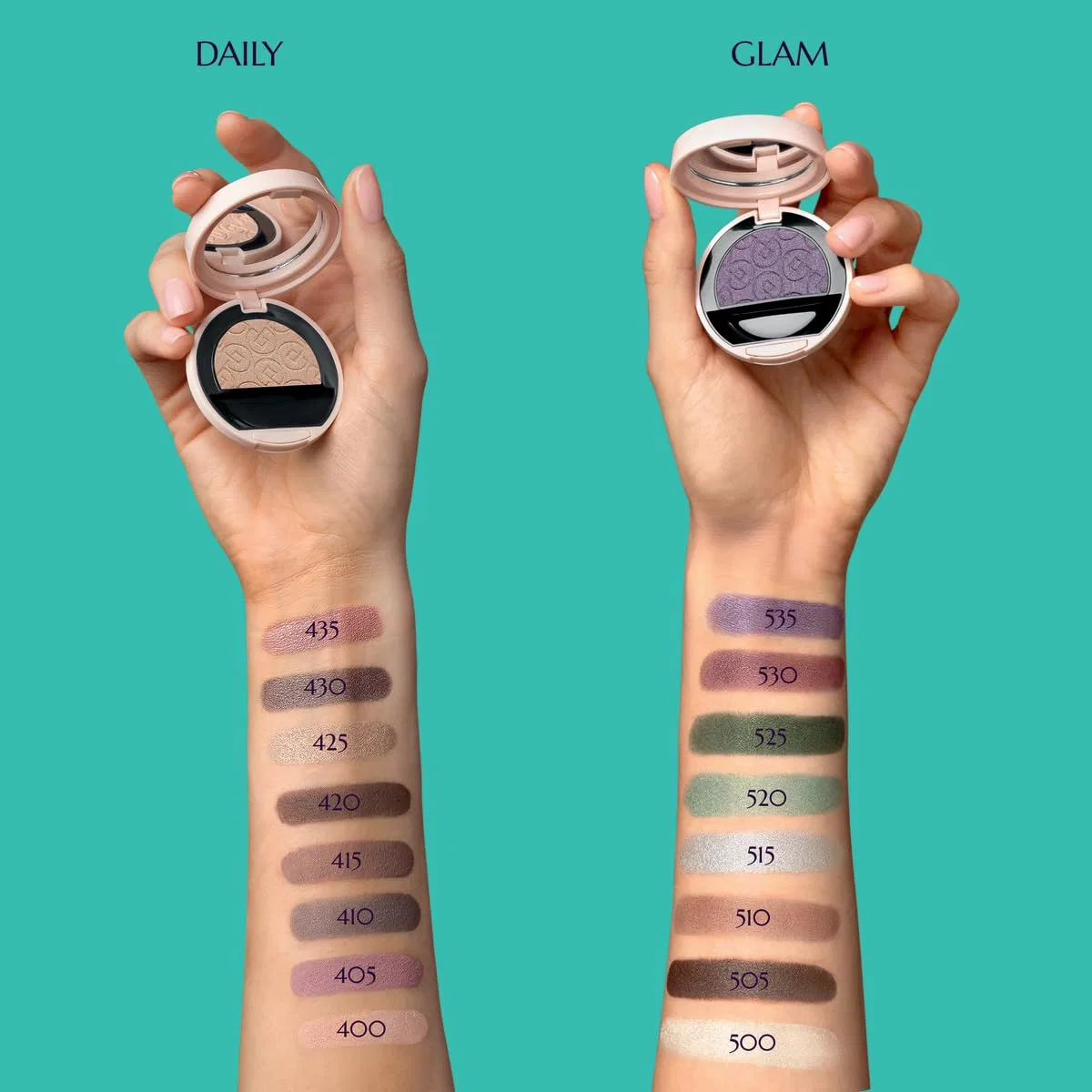 Компактные тени для век «Flawless Compact Eyeshadow» 530 Mallow Shimmer от Collistar Collistar, 530 Mallow Shimmer — фото 4