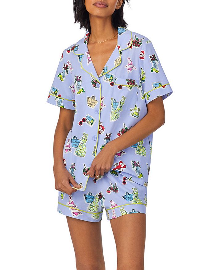 

Пижамный комплект с коротким рукавом и принтом Boxer BedHead Pajamas, мультиколор