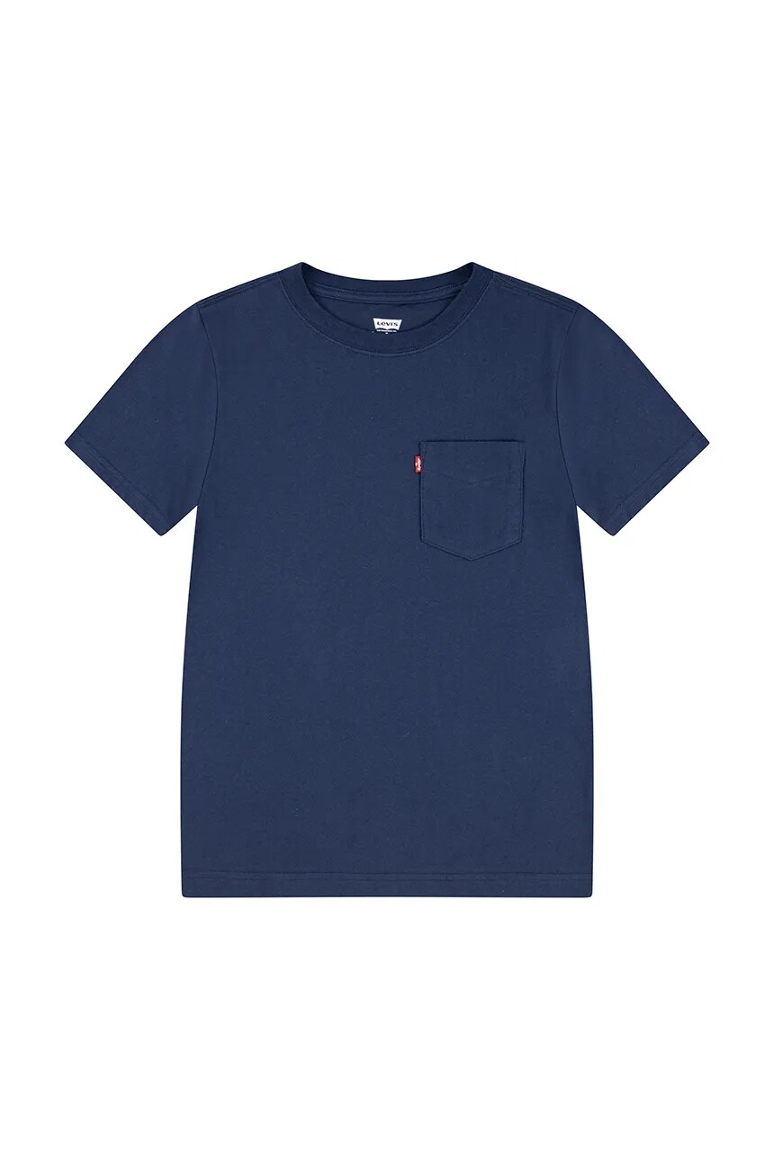 Футболка из хлопка для детей SUNSET POCKET TEE Levi'S, темно-синий — фото 2