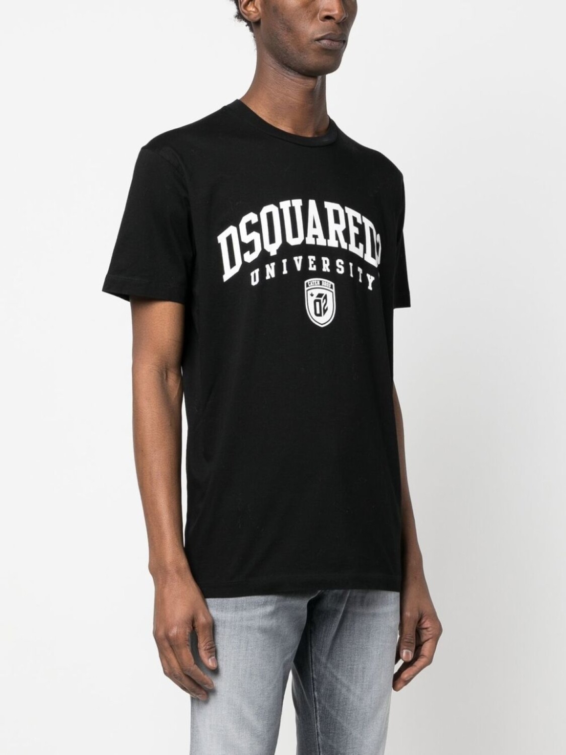 Футболка с короткими рукавами и принтом Dsquared2 University, черный — фото 3