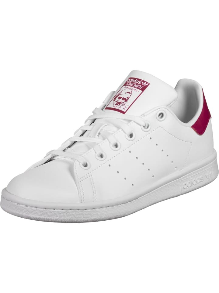 

Кроссовки на шнуровке adidas, цвет footwear white/pink