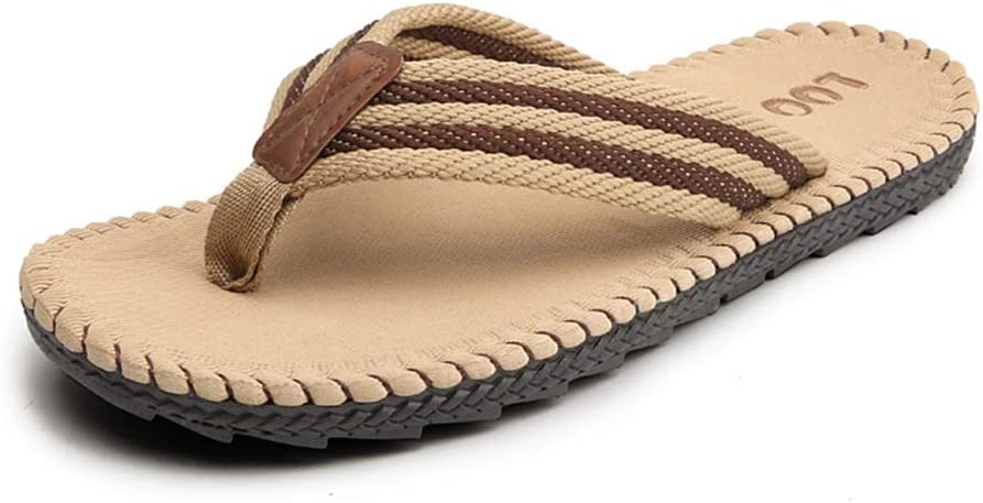 

Сандалии Bitiger для мужчин - модные пляжные шлепанцы, уличная и функциональная обувь для душа, для дома, бежевый