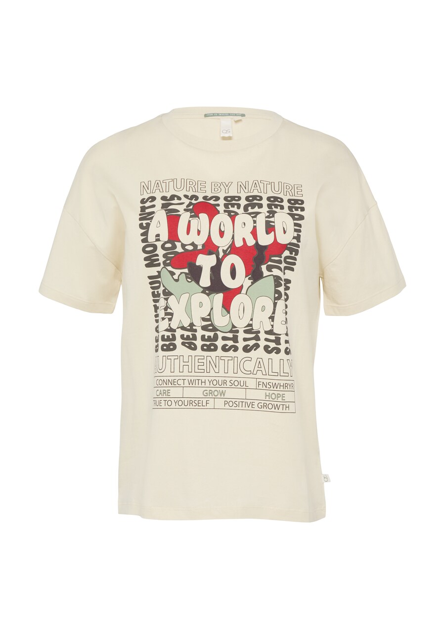 

Футболка QS Shirt, экрю