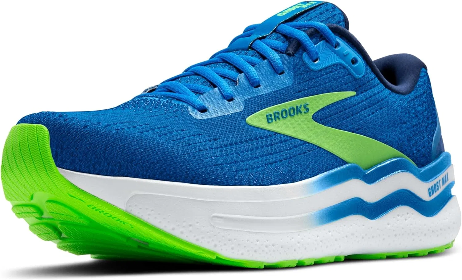 Мужские кроссовки Brooks Ghost Max 2, Dutch Blue Green Gecko Peacoat
