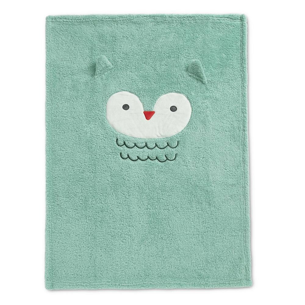 

Детское одеяло Delta из шерпы Delta Children, цвет Light Teal Owl