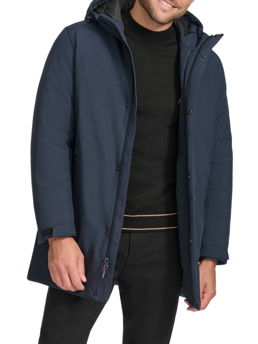

Куртка Stadium Mid с капюшоном Calvin Klein, цвет True Navy
