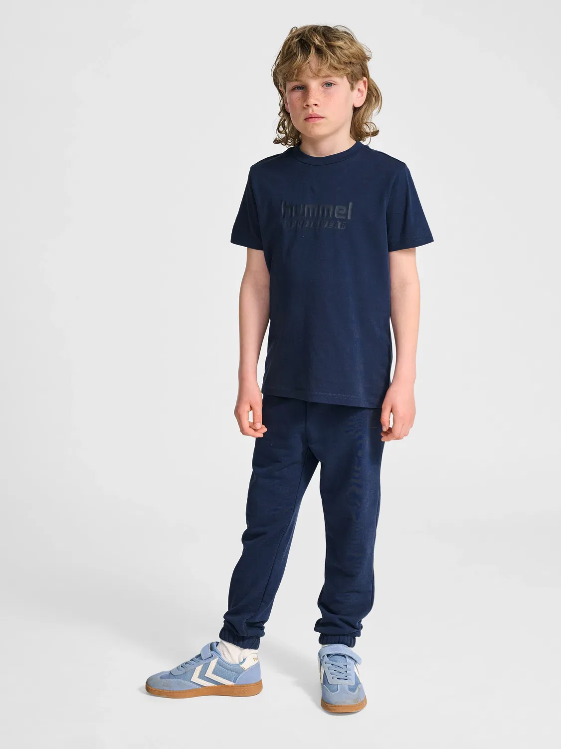 Футболка хлопковая Hummel, dress blues — фото 4