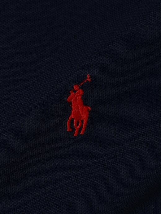 Рубашка поло узкого кроя по индивидуальному заказу Polo Ralph Lauren, синий — фото 3