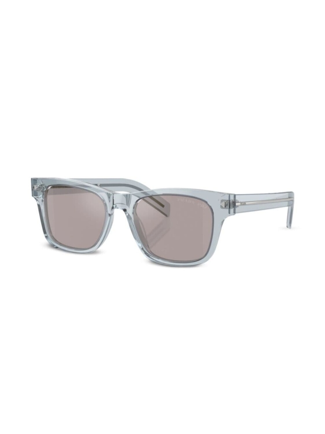 Солнцезащитные очки в квадратной оправе с логотипом Prada Eyewear, синий — фото 2