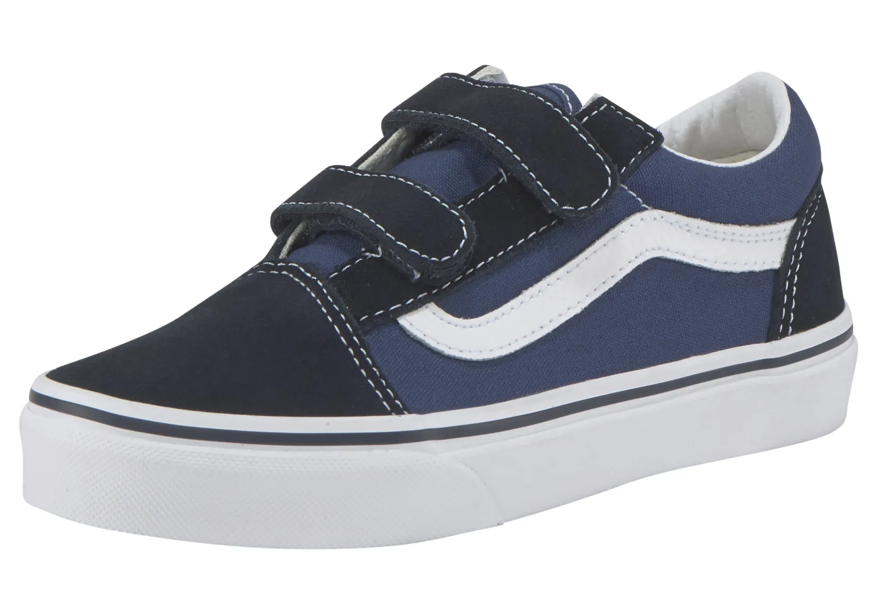 

Кроссовки Vans Old Skool V на липучке, синий