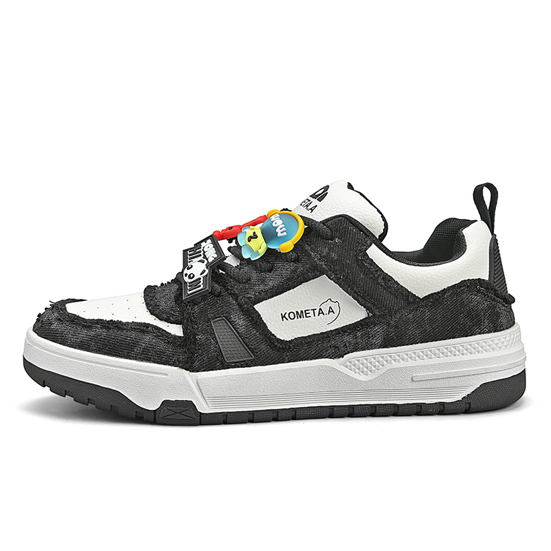 

KOMETA.A Низкие скейтерские кроссовки унисекс Panda Black, цвет Panda Black