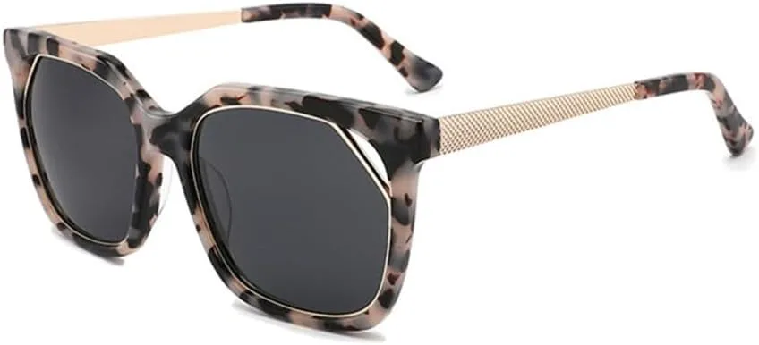 

Крупные солнцезащитные очки из сплава для женщин, поляризованные винтажные солнцезащитные очки для мужчин, очки с защитой от УФ-излучения UV400 VFDHN, C4