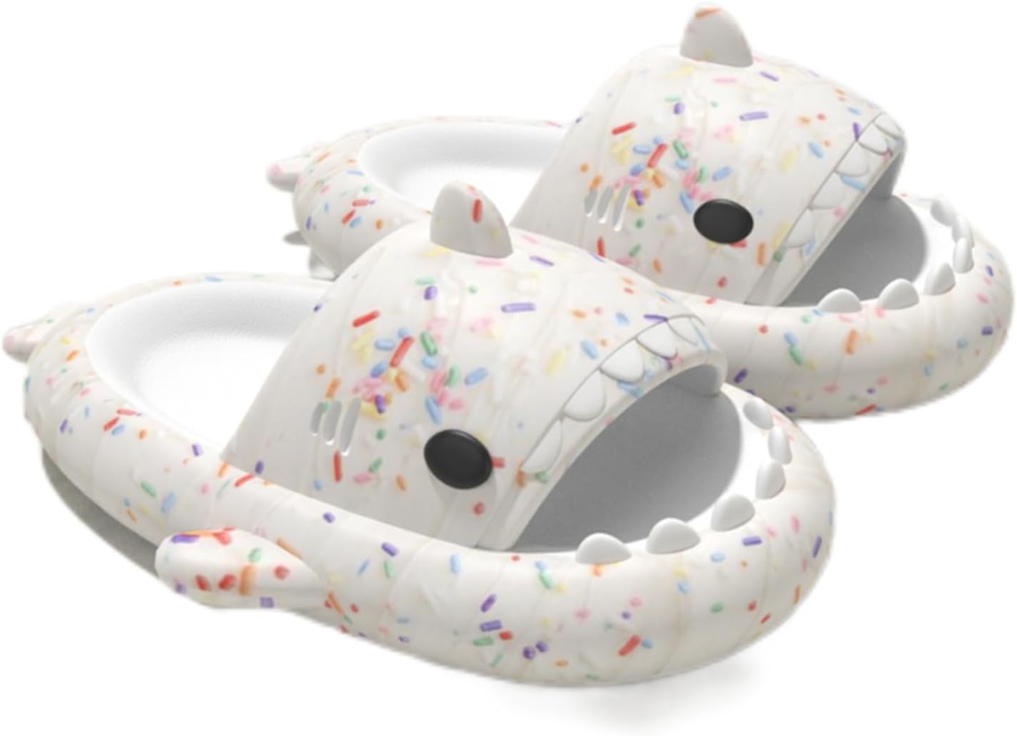 

Унисекс сандалии с изображением акулы, оригинальные улучшенные, противоскользящие, быстросохнущие, для женщин и мужчин, светло-голубые, размер универсальный 6-13 Generic