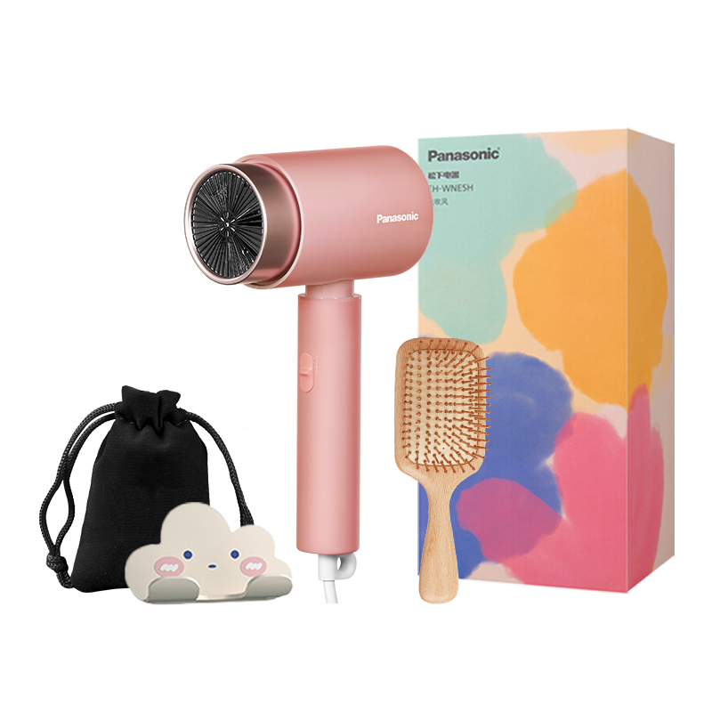 

EH WNE5H Фен для волос 1800W Panasonic, EH-WNE5H peach pink + massage comb + storage bag + hair dryer holder