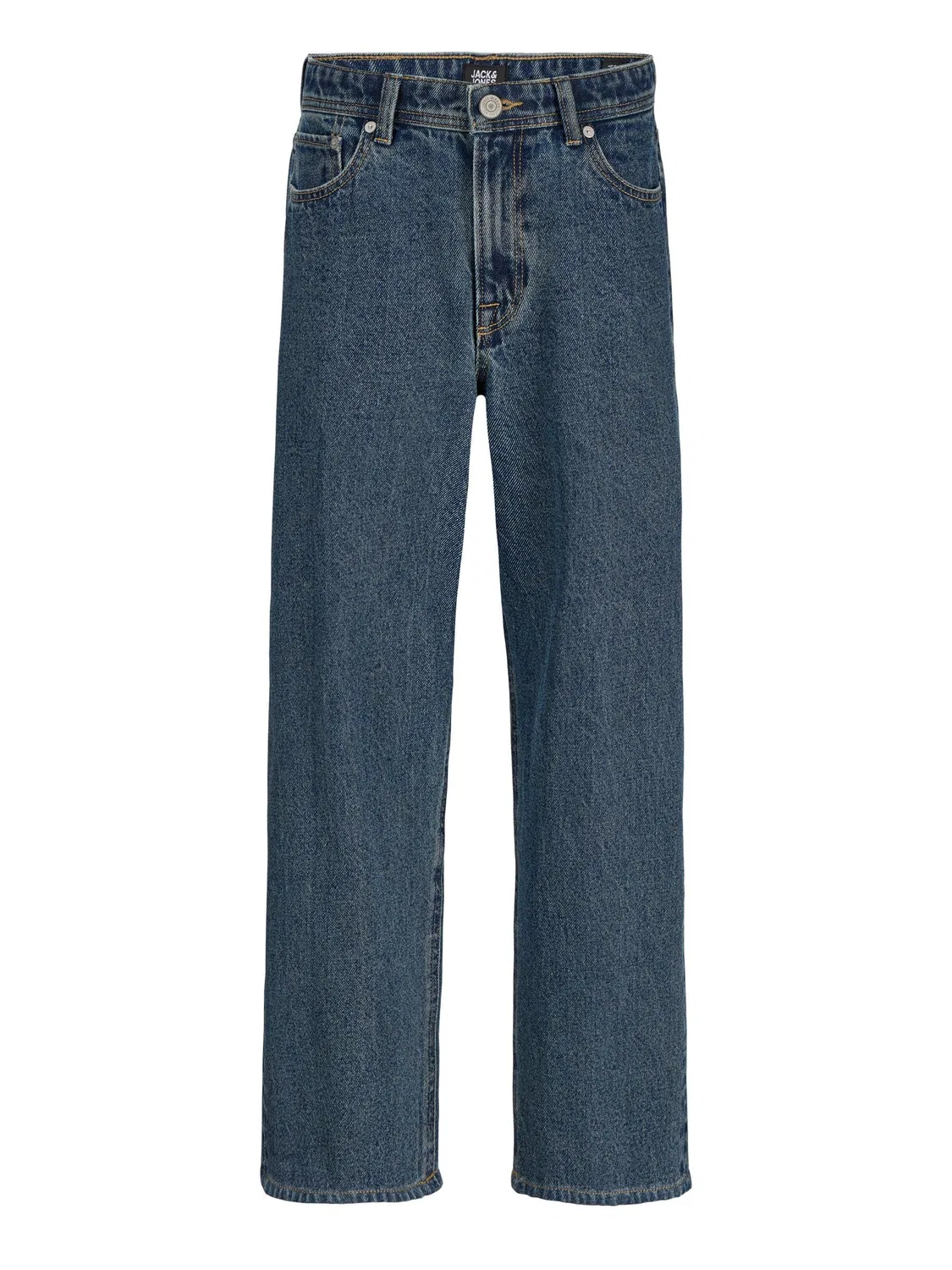 Джинсы baggy fit, хлопок, JACK & JONES Junior, blue denim