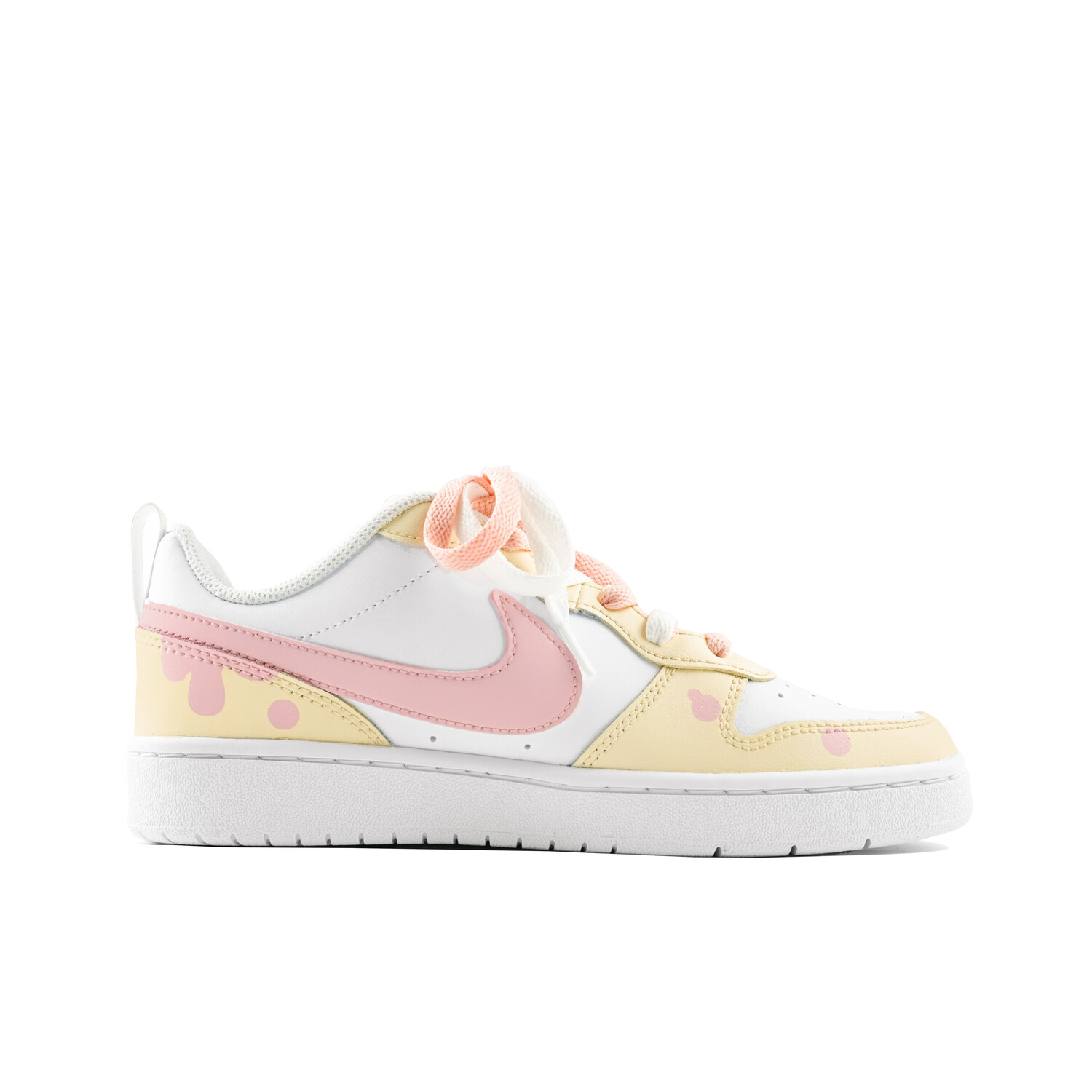 

Кроссовки Nike Court Borough Skateboard Shoes Women's Low-Top Yellow/Pink