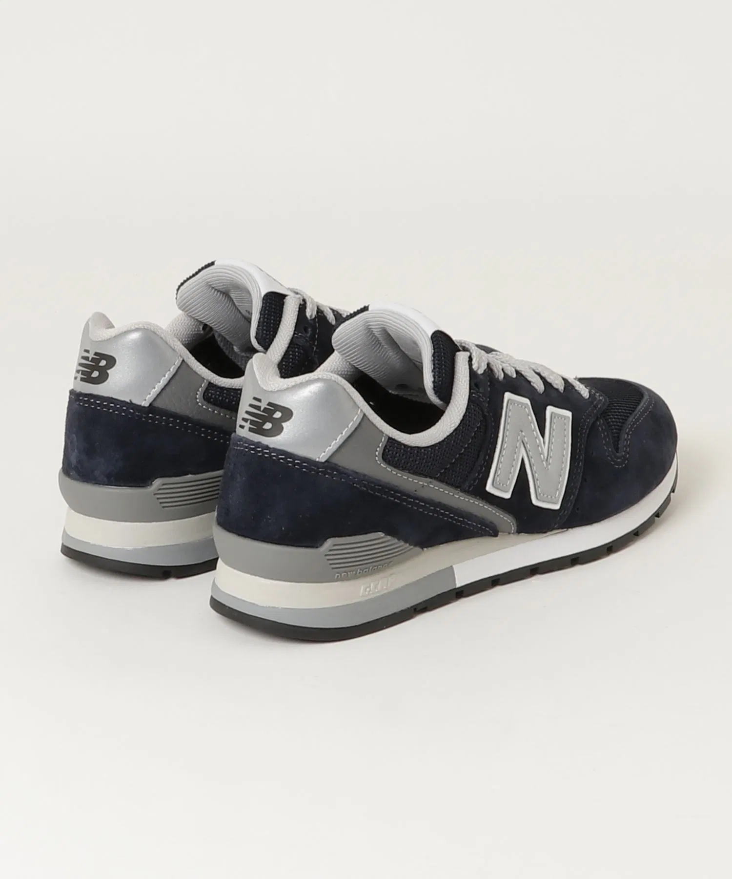 Унисекс кроссовки New Balance CM996NV2 из натуральной кожи тёмно-синие — фото 2