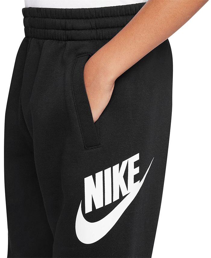 Флисовые спортивные брюки Big Kids Club Nike, черный — фото 3