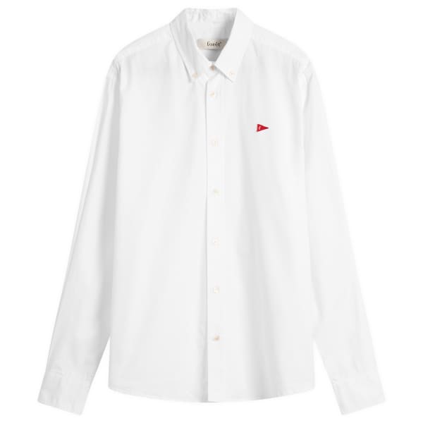 

Рубашка Оксфорд с флагом Foret, белый