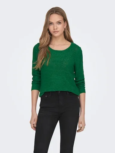 

Only вязаный свитер "ONLGEENA XO L/S PULLOVER KNT NOOS", зеленый