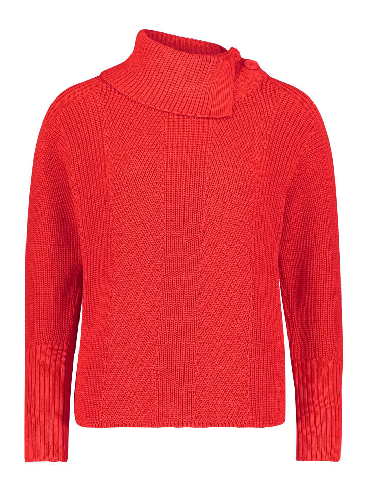 

Пуловер Betty Barclay Grobstrick-Pullover mit hohem Kragen, цвет Poppy Red