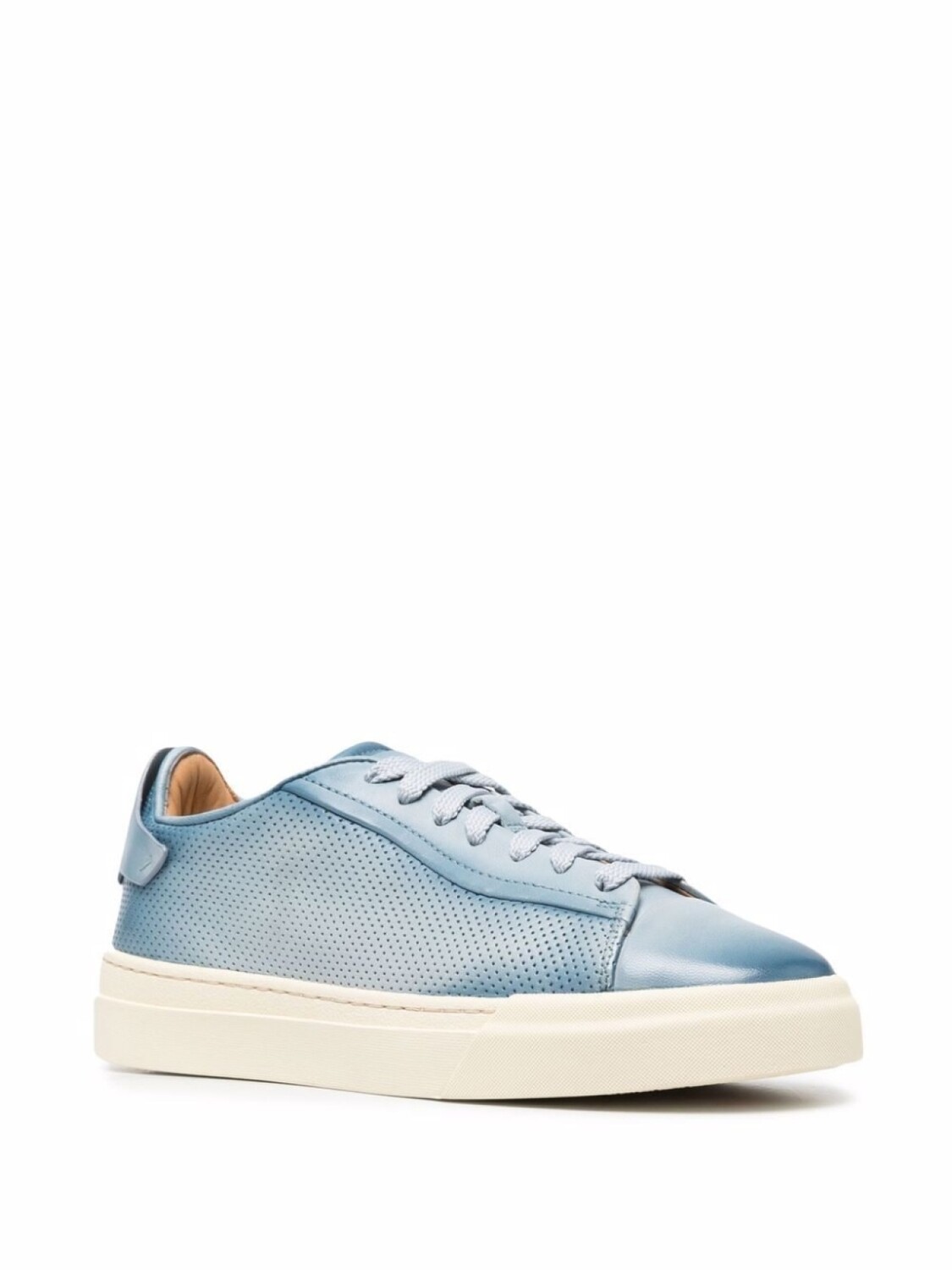 

Santoni кеды с выцветшим эффектом, синий