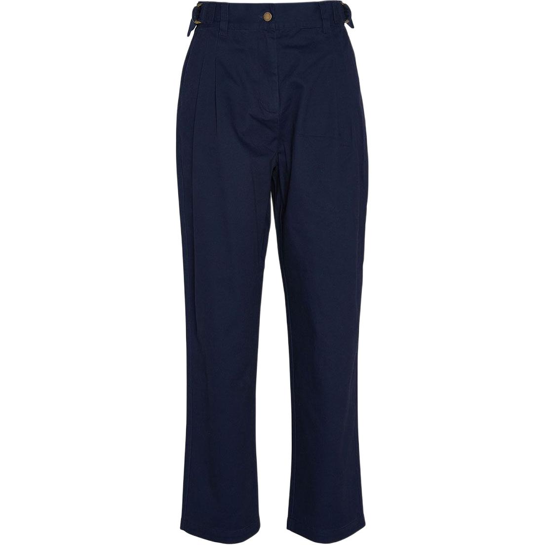 

Barbour Женские повседневные брюки, синие, средней длины, зауженные книзу