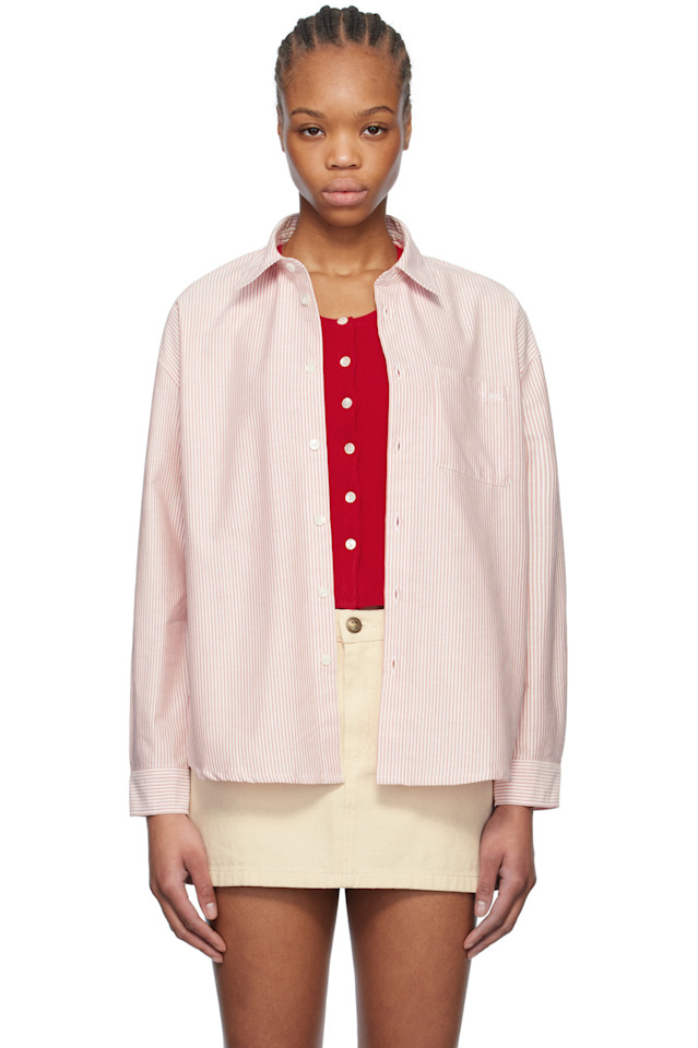 

Футболка с логотипом Boyfriend A.P.C., красный