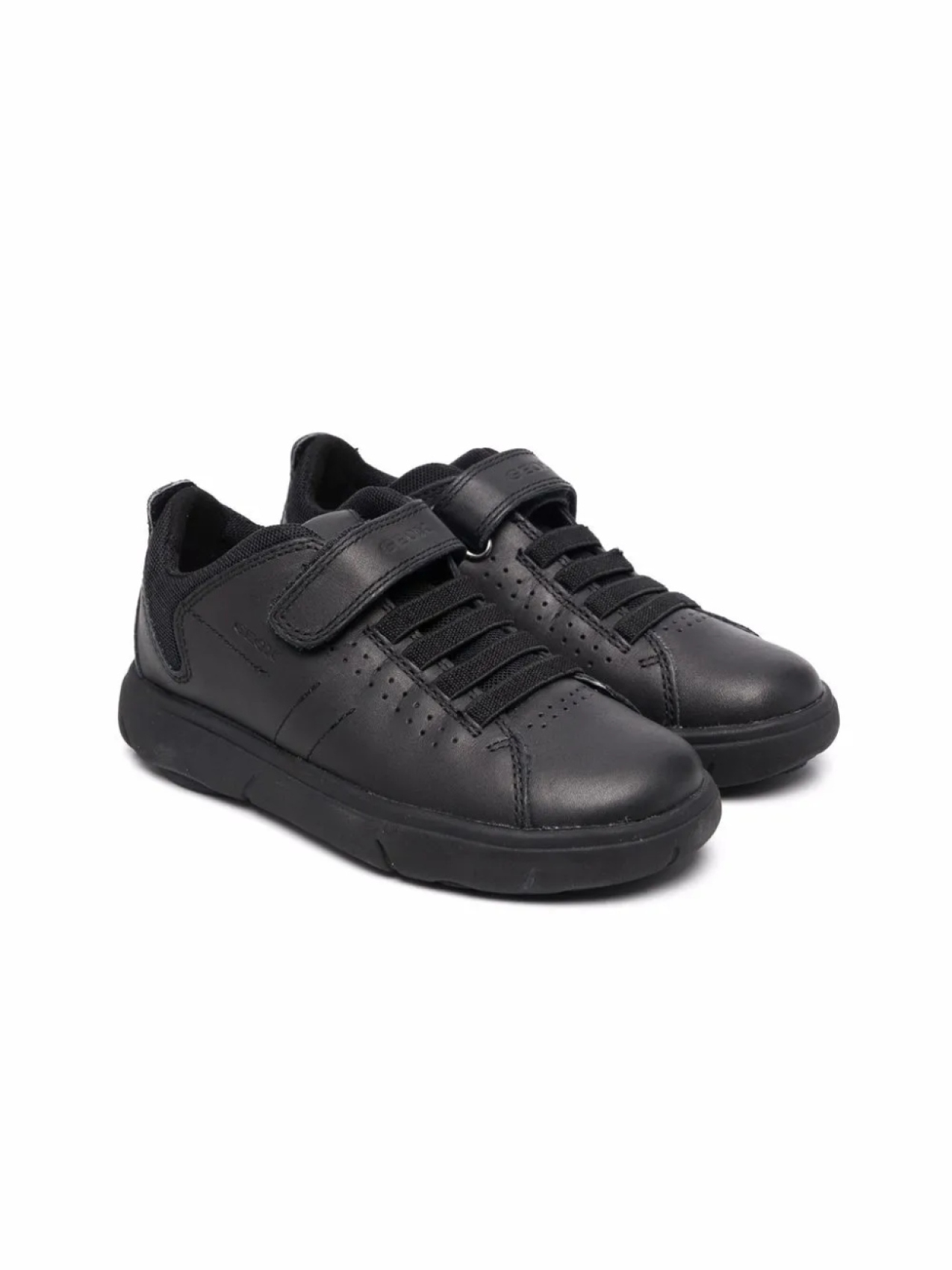 

Geox Kids кроссовки на шнуровке, черный