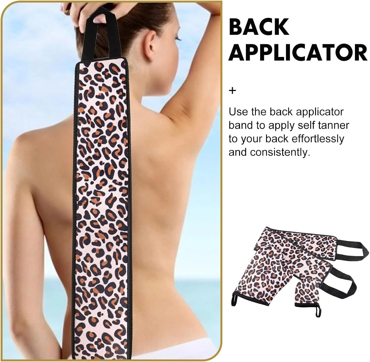 Аппликатор для автозагара на спину BETOOKY Leopard — фото 3