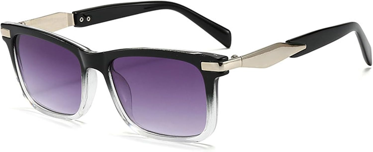 

Солнцезащитные очки Willochra в винтажном квадратном металлическом исполнении для женщин и мужчин, классические солнцезащитные очки, популярные женские оттенки, модные солнцезащитные очки с градиентным переходом цвета, C6