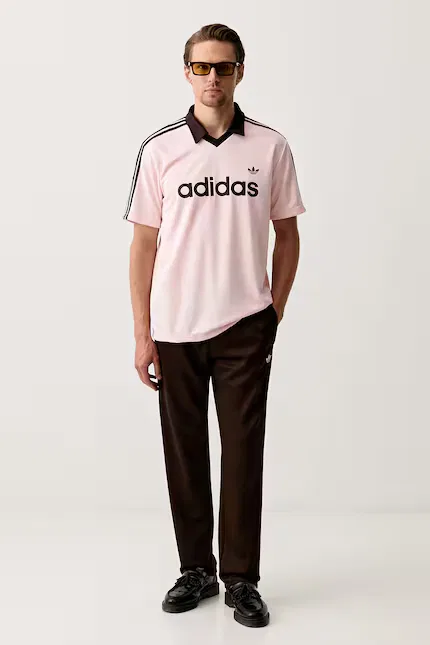 Спортивные штаны модель SST REG TP Adidas Originals, коричневый — фото 2