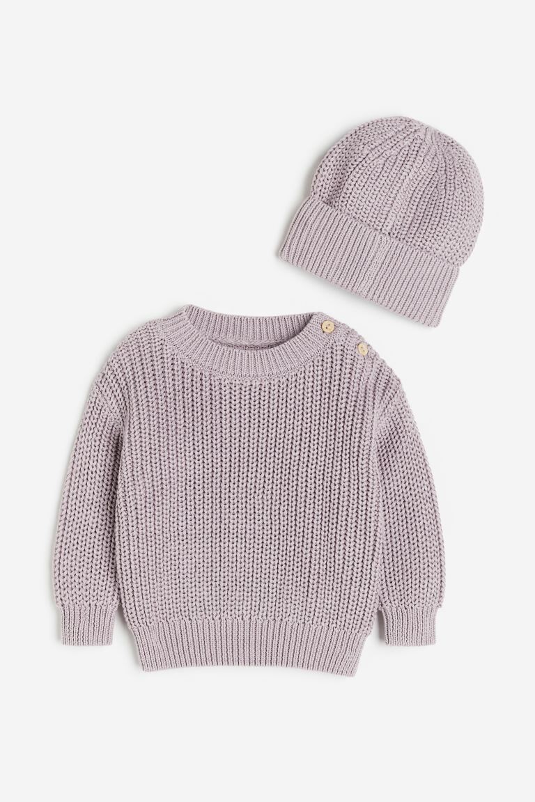 

Комплект из 2 предметов хлопкового трикотажа H&M