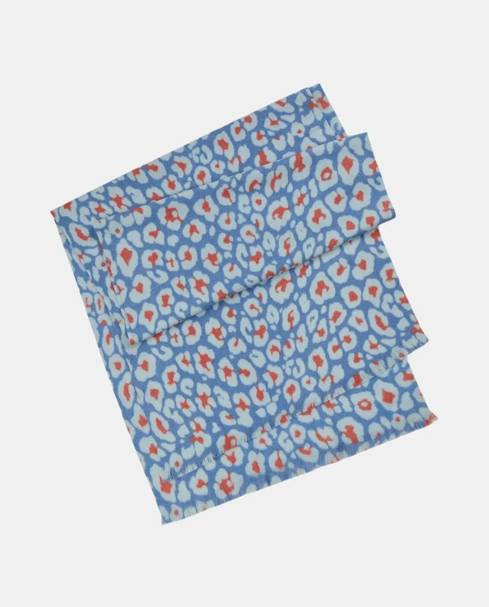 

Шарф с узором Codello, синий