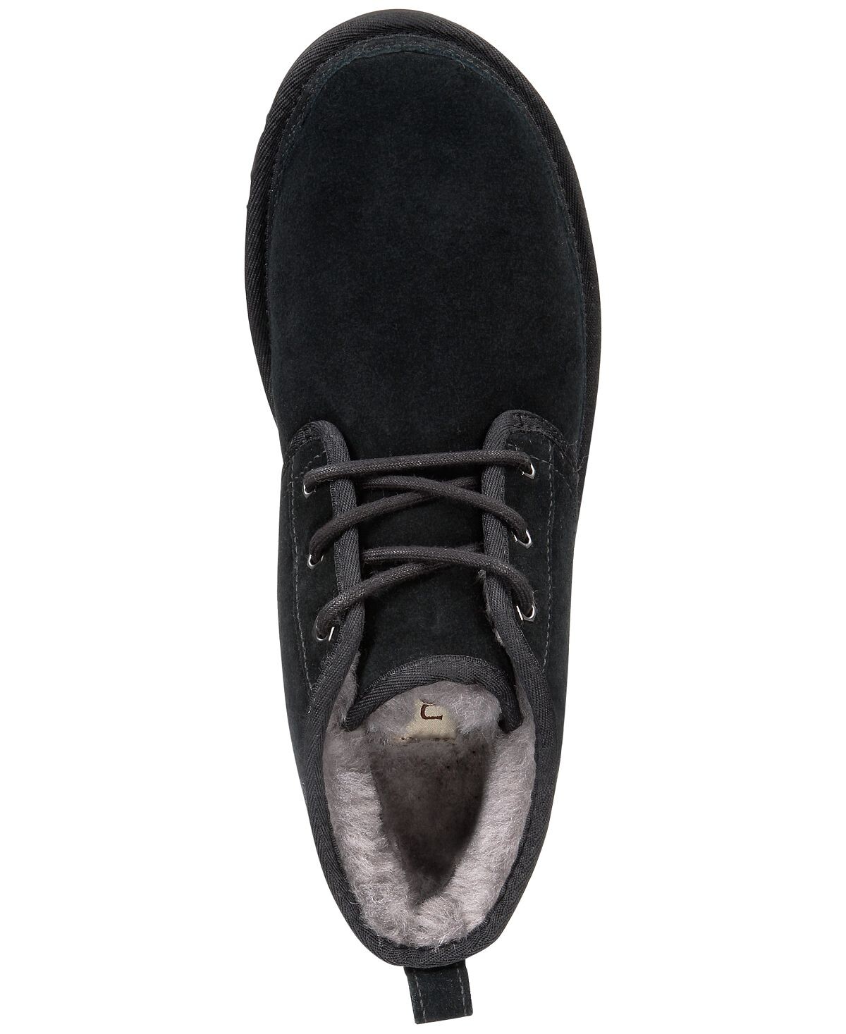 Ботинки мужские UGG низкие на шнуровке, черный — фото 4