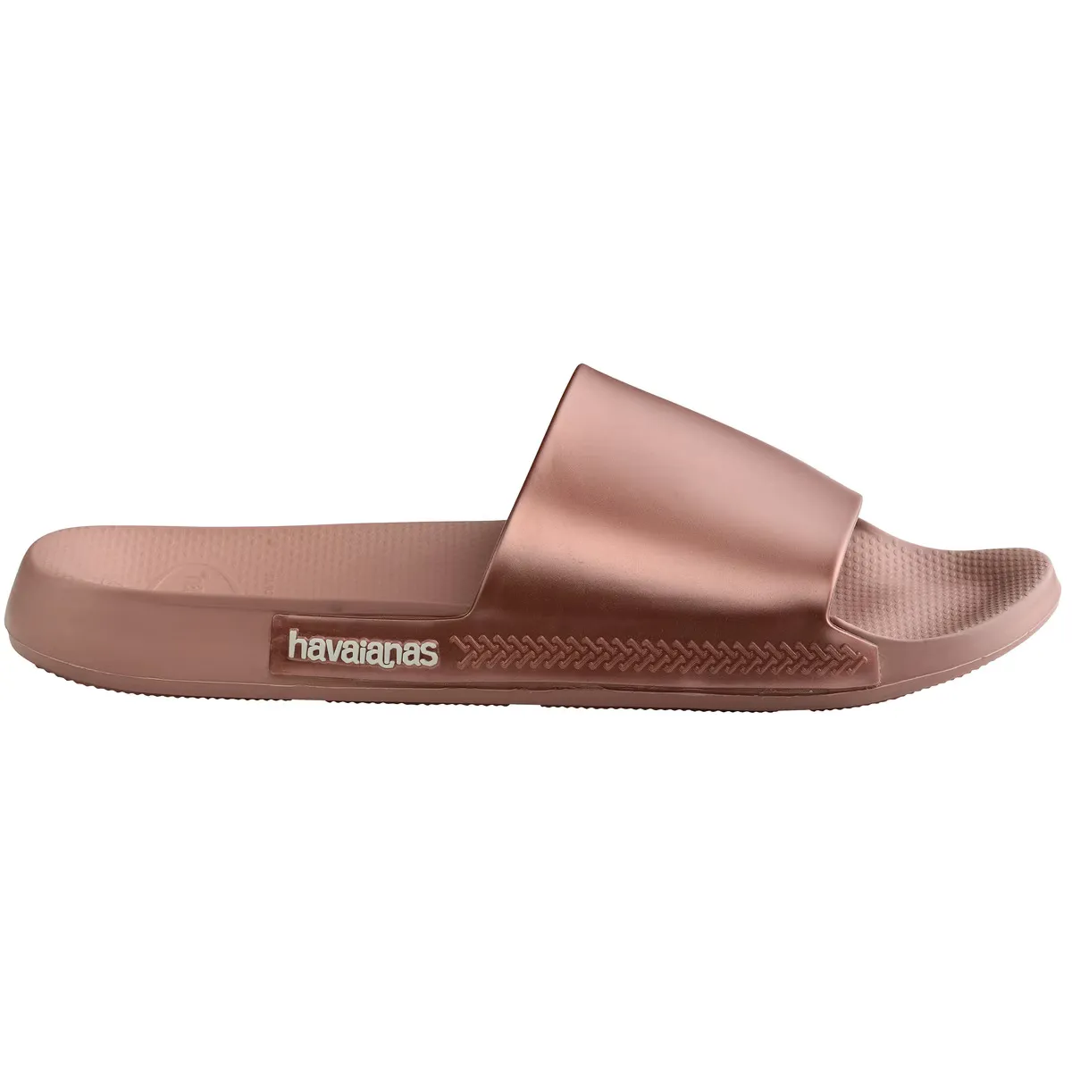 Шлепанцы унисекс Классические шлепанцы Havaianas с металлическим отливом, цвет Rosa — фото 3